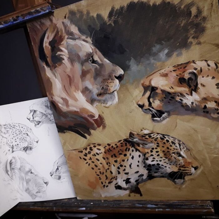 Wildlife and Landscape — Sketching to Studio Painting